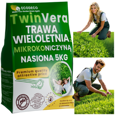 Trawa z mikrokoniczyną 5kg Eco-Deco samozagęszczajaca odporna na suszę