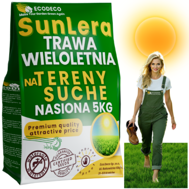 Trawa na Tereny Suche Samoregenerująca Nasiona Eco Deco 5kg Odporna na Suszę