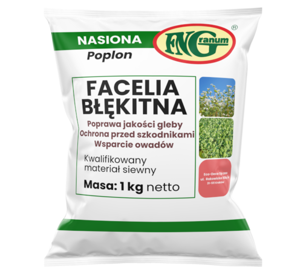 Nasiona Facelii Błękitnej 1kg na Poplon