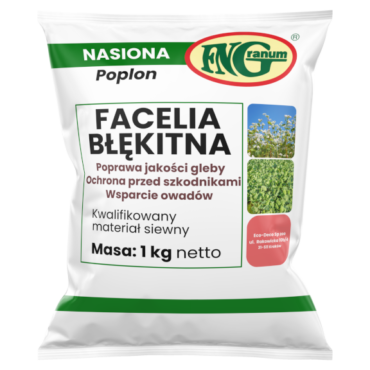 Nasiona Facelii Błękitnej 1kg na Poplon