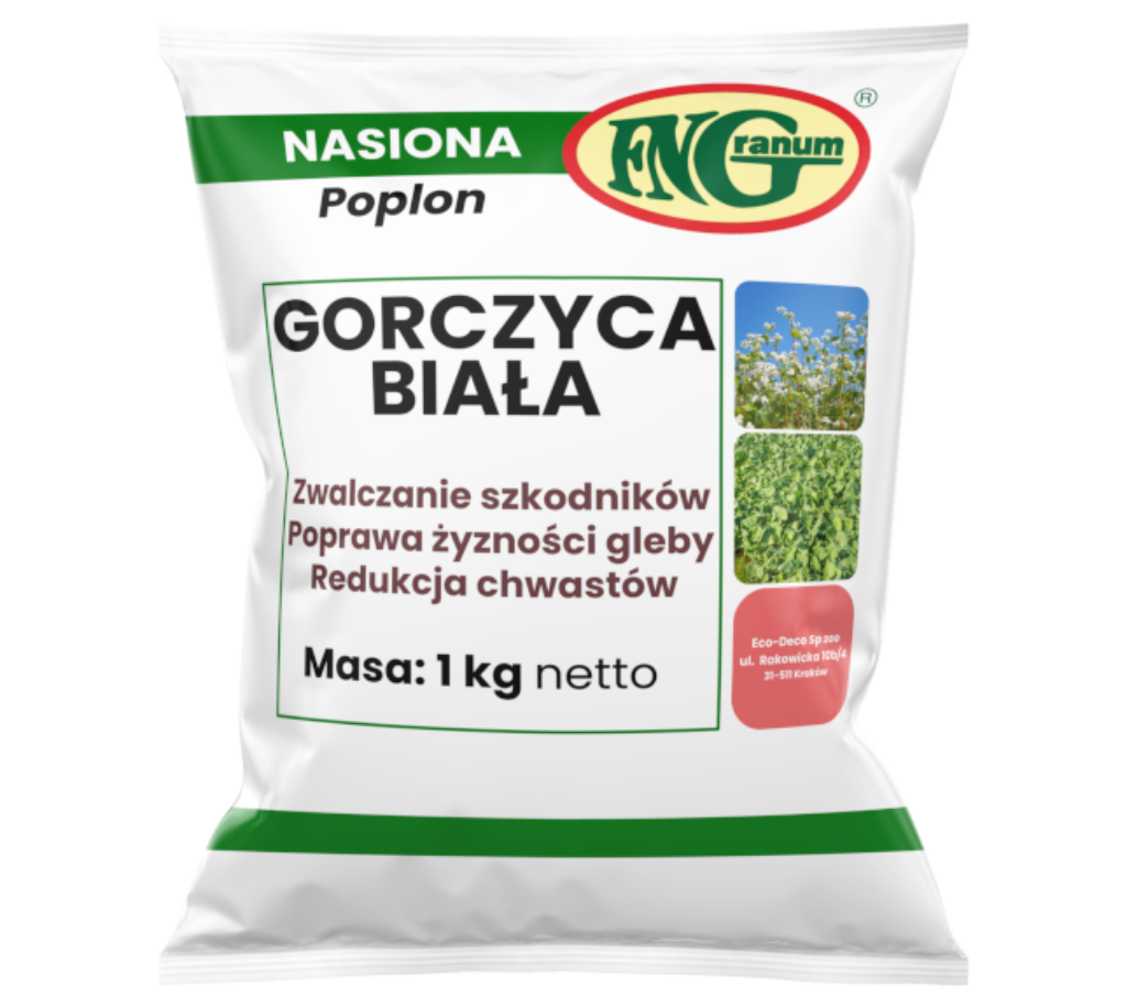 Nasiona Gorczycy Białej na Poplon