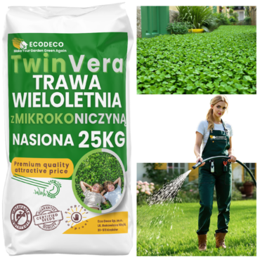 Trawa z mikrokoniczyną 25kg Eco-Deco samozagęszczajaca odporna na suszę