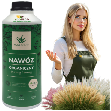Naturalny nawóz organiczny do Krzewów i Trawy Aloe Grow koncentrat 1L