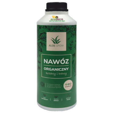 Naturalny nawóz organiczny do Krzewów i Trawy Aloe Grow koncentrat 1L