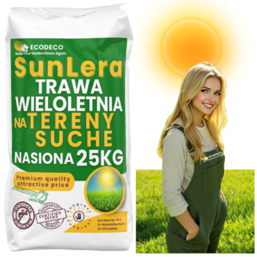 Trawa na Tereny Suche 25kg Samoregenerująca Nasiona Eco Deco Odporna na Suszę