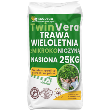 Trawa z mikrokoniczyną 25kg Eco-Deco samozagęszczajaca odporna na suszę